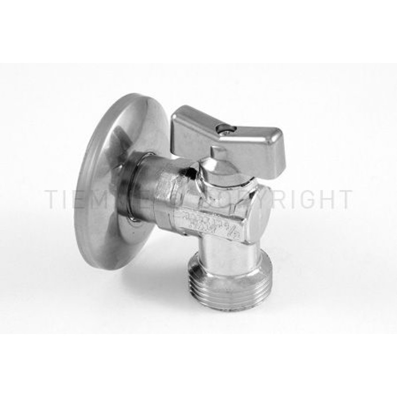 Кран для пральної машинки з круглою насадкою Tiemme WASH 1/2"х3/4" резьблення зовнішнє / зовнішнє ( 2950003 )