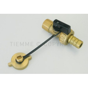 Зливний кульовий кран з наконечником для шланга 1/2" ( 2950001 )