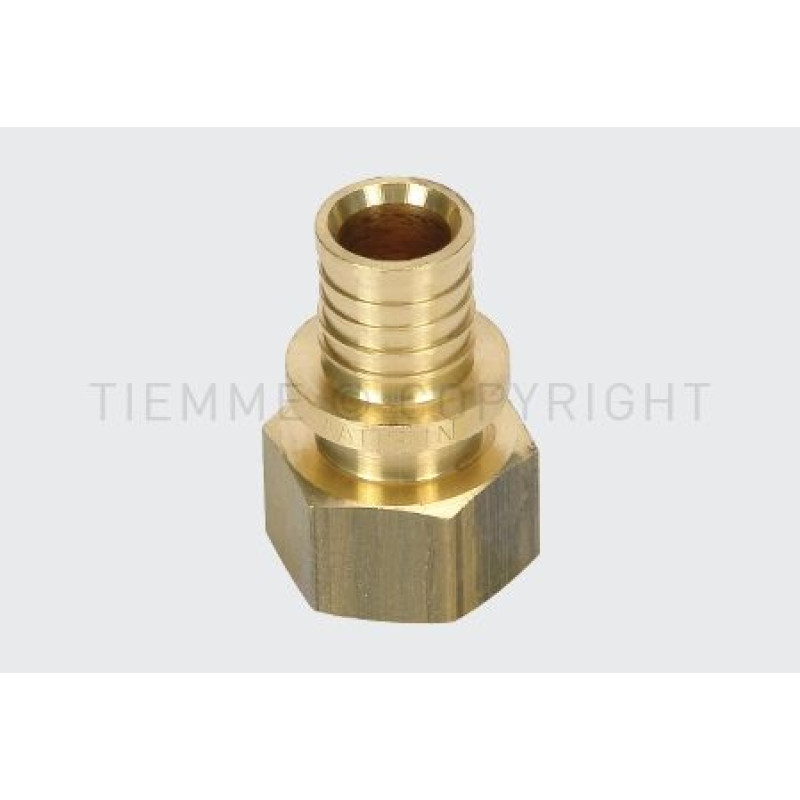 Перехідник прямий з внутрішнім різьбленням Tiemme 16x2,2 - 1/2" ( 1710185 )