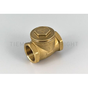 Клапан Tiemme clapet FULL, 3/4" різьблення внутрішнє/внутрішнє ISO228 з латунним затвором та ущільнюючими прокладками  ( 3500016 )