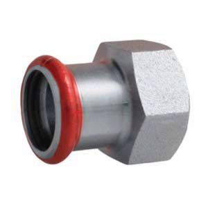 Муфта EUROTUBI з внутрішнім різьбленням оцинкована сталь 22x1/2 ( C80PE-LBP)