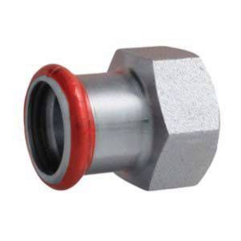 Муфта EUROTUBI з внутрішнім різьбленням оцинкована сталь 22x1/2 ( C80PE-LBP)
